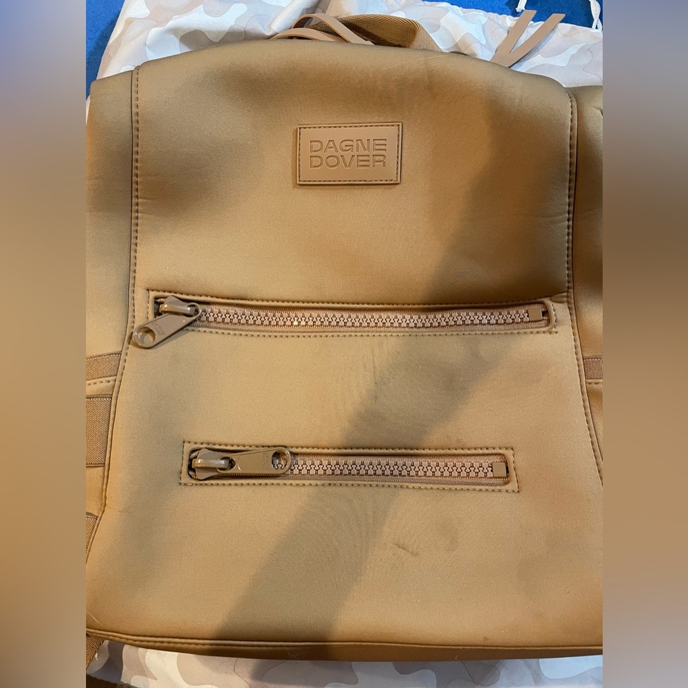 Dagne Dover Indi Diaper Backpack Medium in Camel